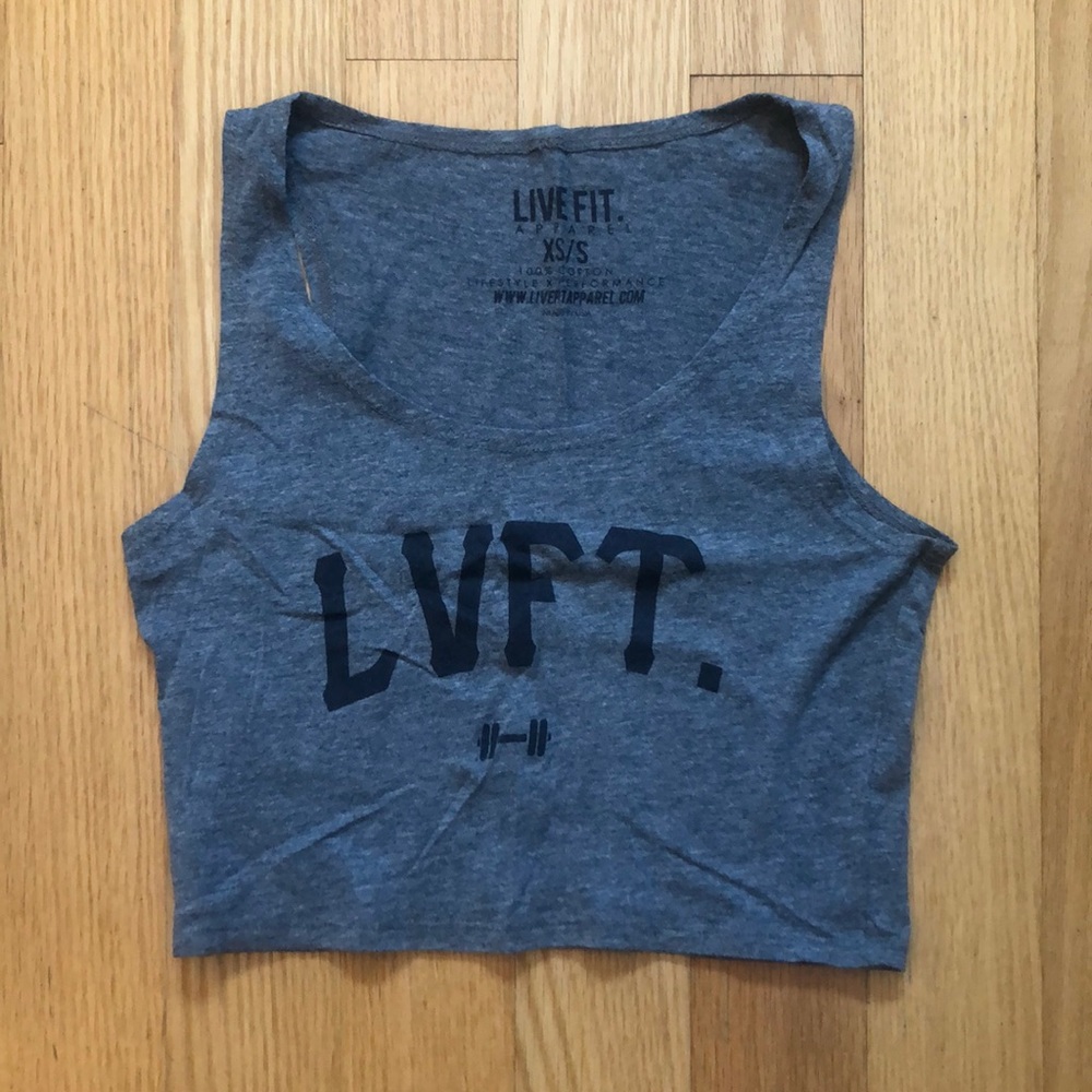 Live fit cropped tee
